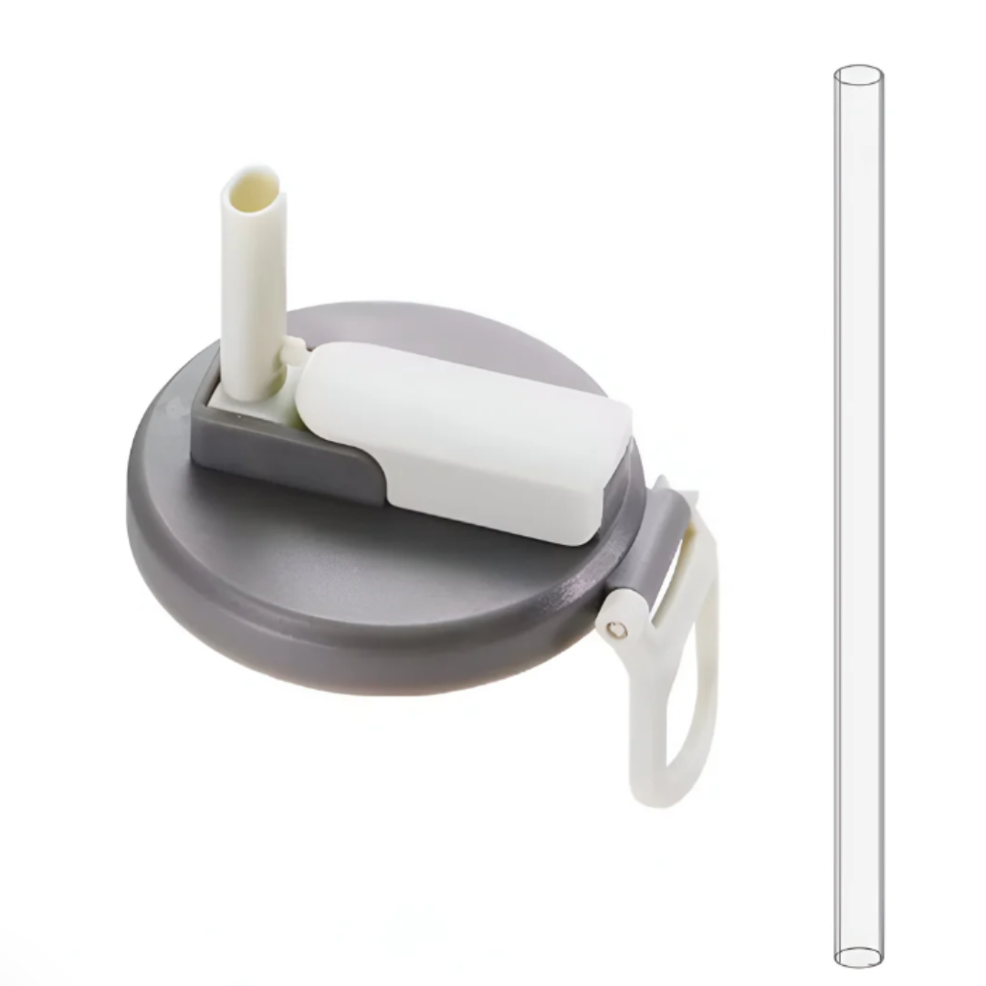 Tapa de Lata de refresco con pajita